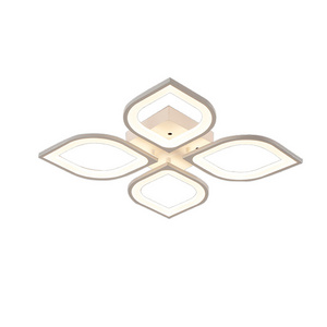 LED petal ceiling light simple modern creative personalized art master bedroom floral lighting fixtures in the living room