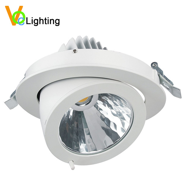 LED Cob Downlight Adjustment Downlight Design High lumen 30W Cob Universal Joint LED Spotlight