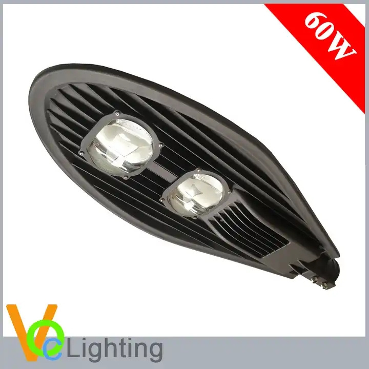 Hot selling LED outdoor waterproof road lighting street light COB 60W single arm high pole urban road high-power street light