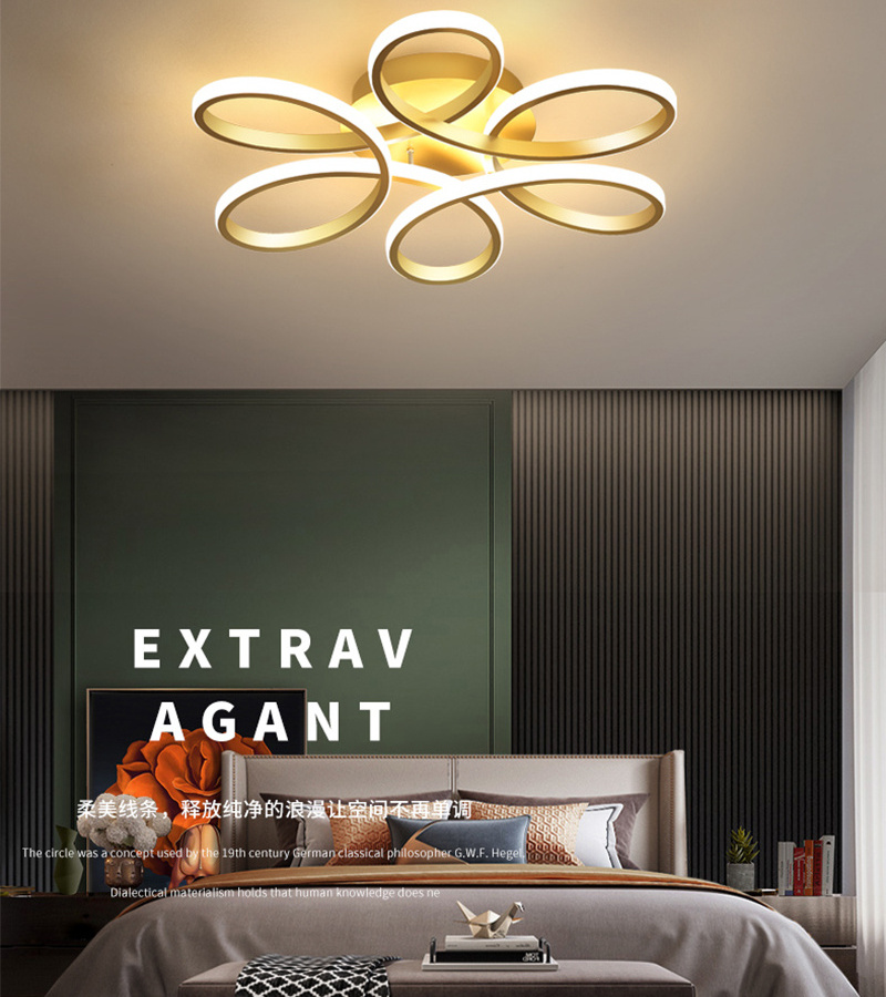 LED Ceiling Lights Home Living Room Bedroom Decoration Living Room Dimmable Creative Light