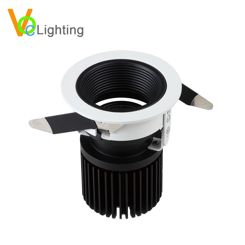 Fire rating 3.5 inch 8W 12W 15W COB embedded downlight dimmable anti glare spot light LED ceiling light