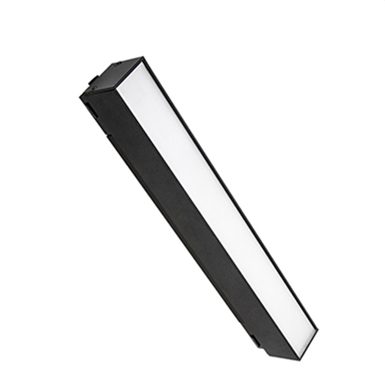 Ultra thin surface mounted LED guide rail spotlights for home use without main lighting design Magnetic absorption track lights