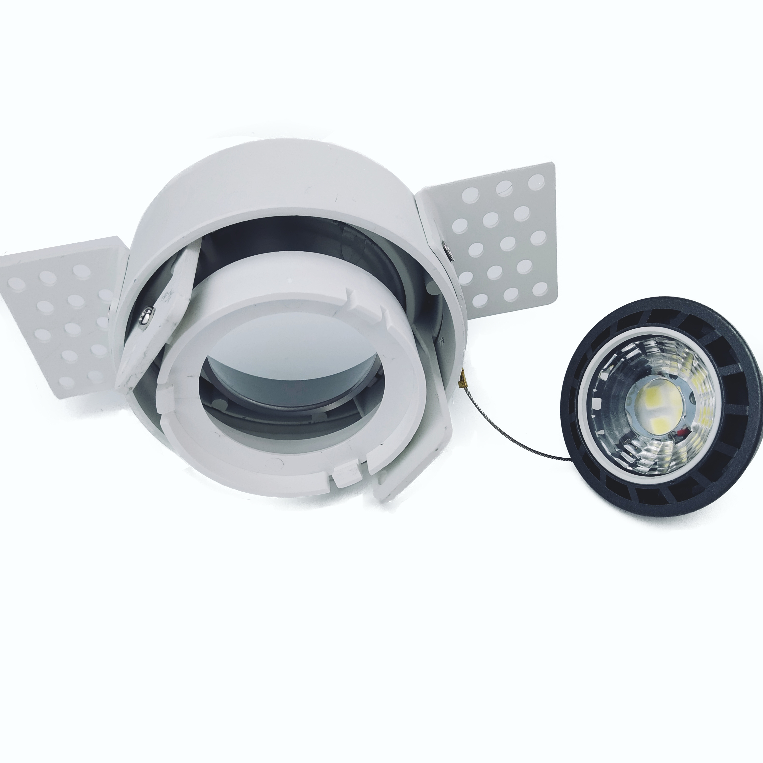 Led Fitting Housing Recessed Led GU10 Downlights Frame Ceiling Lights Manufacturer MR16 GU10 Downlight