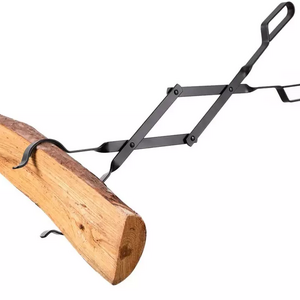 Fire Pit Tools for Outsides Fireplace Tongs Log Grabber Fireplace Sets & Accessories Firewood Tongs