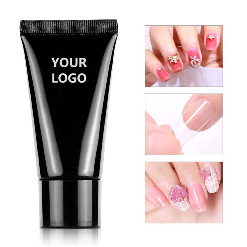 VO golden supplier manufacturer low price poly gel nail set kit private label poly nail gel kit press on extention builder gel