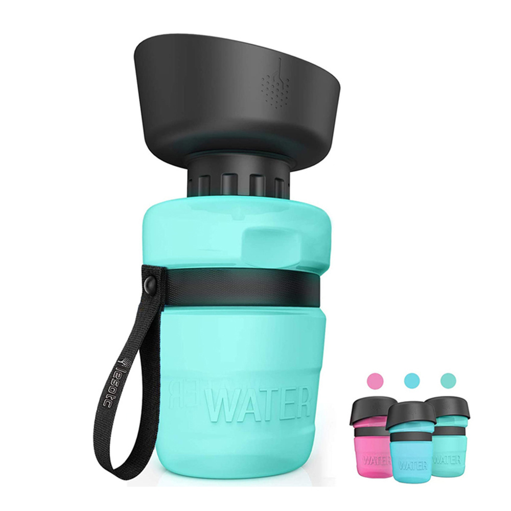 Portable Dog Water Bottle Foldable Pet Feeder Bowl Pet Water Bottle Outdoor Travel Drinking Dog Bowls Drink Bowl Dogs BPA Free