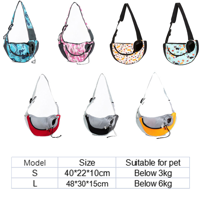 Pet Cat Carrier Bag Hands-Free Shoulder Bag Outdoor Pet Carrier for Puppy Pet Manufacturer Comfortable Sling Tote Cat Backpack