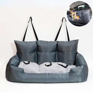 Travel Bolster Safety Large Dog Car Seat Bed for Cat Luxury Dog Beds Pet Backseat Cover Pet Beds Pet Seat Designer Dog Products