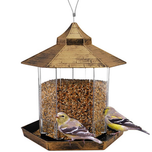 Hanging Wild Bird Feeder Gazebo Birdfeeder Outside Decoration Perfect for Attracting Birds on Outdoor Garden Yard for Bird Lover