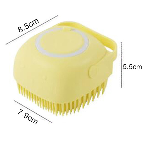 Pet Shampoo Massager Brush Bathroom Puppy Dog Brush Cat Massage Comb Grooming Soft Dog Cleaning Shower Brush Pet Accessories