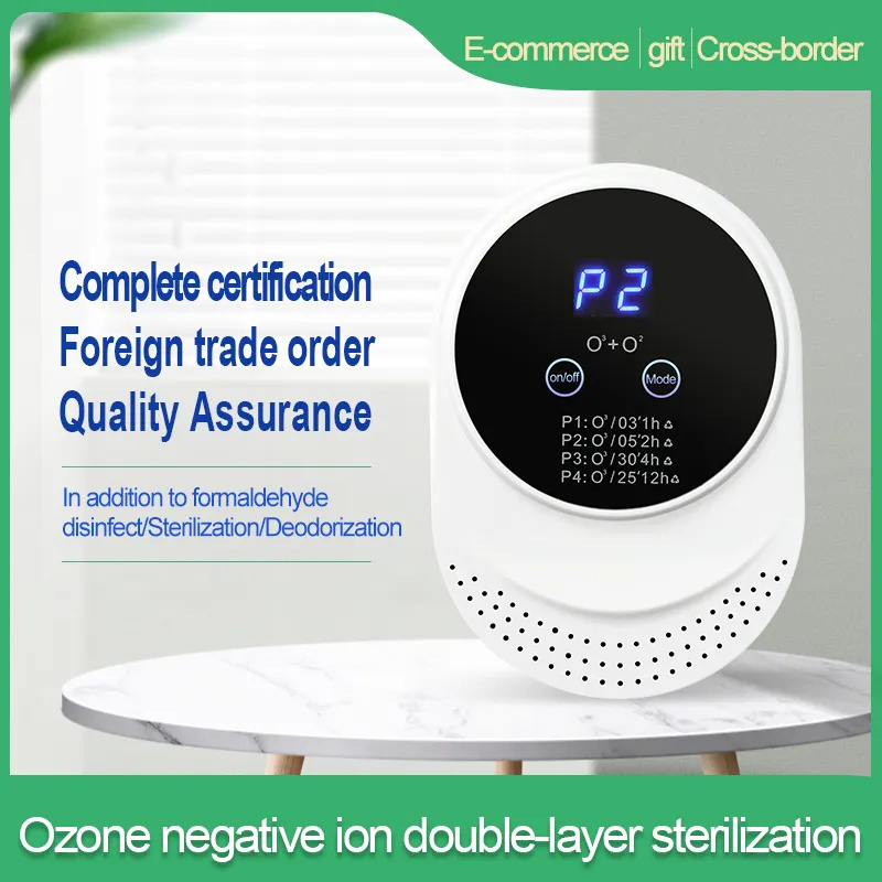 Air Ozone Generator With Touch Screen Pet House Smart Air Purifier Deodorization Deodorant for Cat Litter Box Room Cat Products