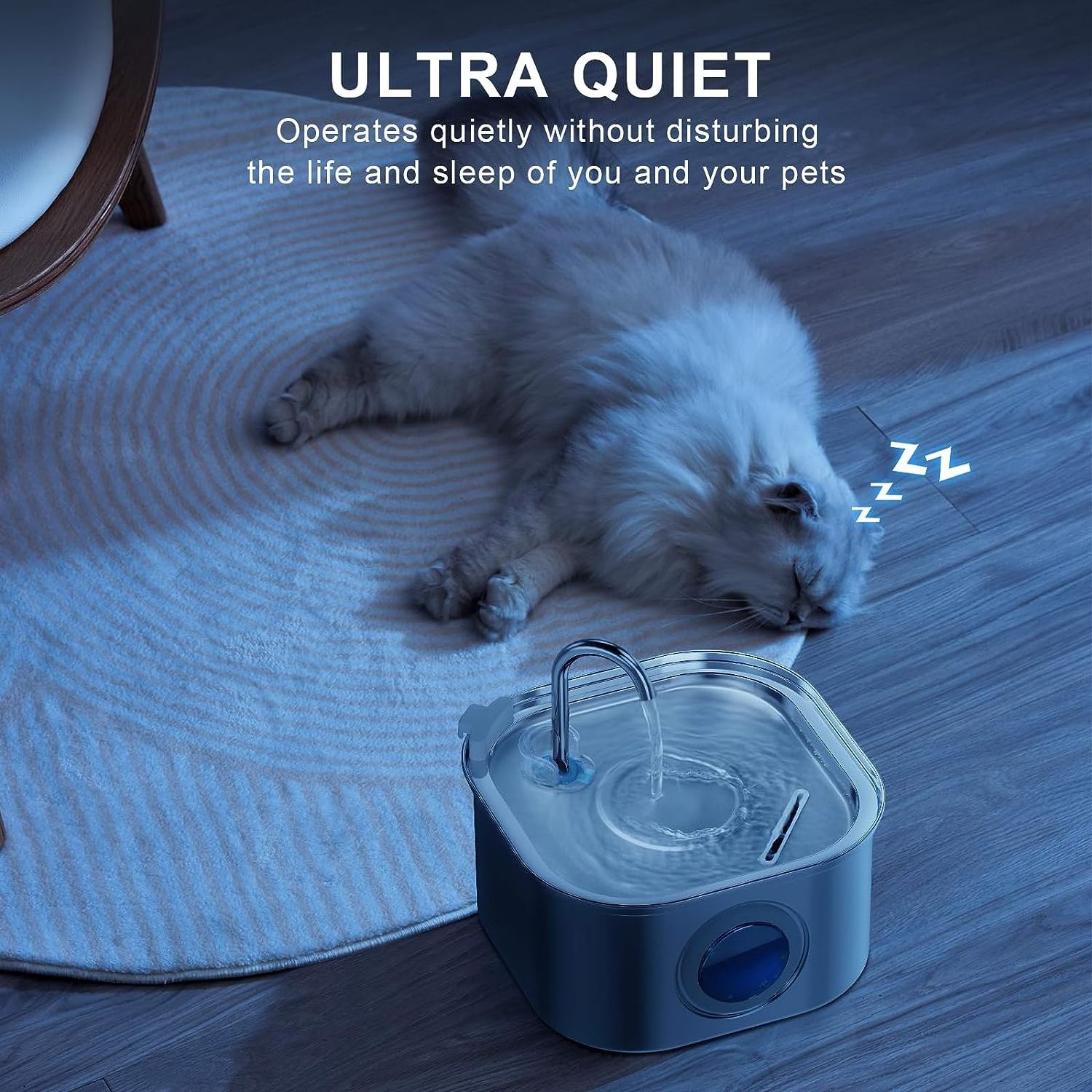 Stainless Steel Cat Water Fountain 3.2L Pet Water Fountain Dog Water Dispenser Automatic Cat Fountain Dog Bowls Cat Products