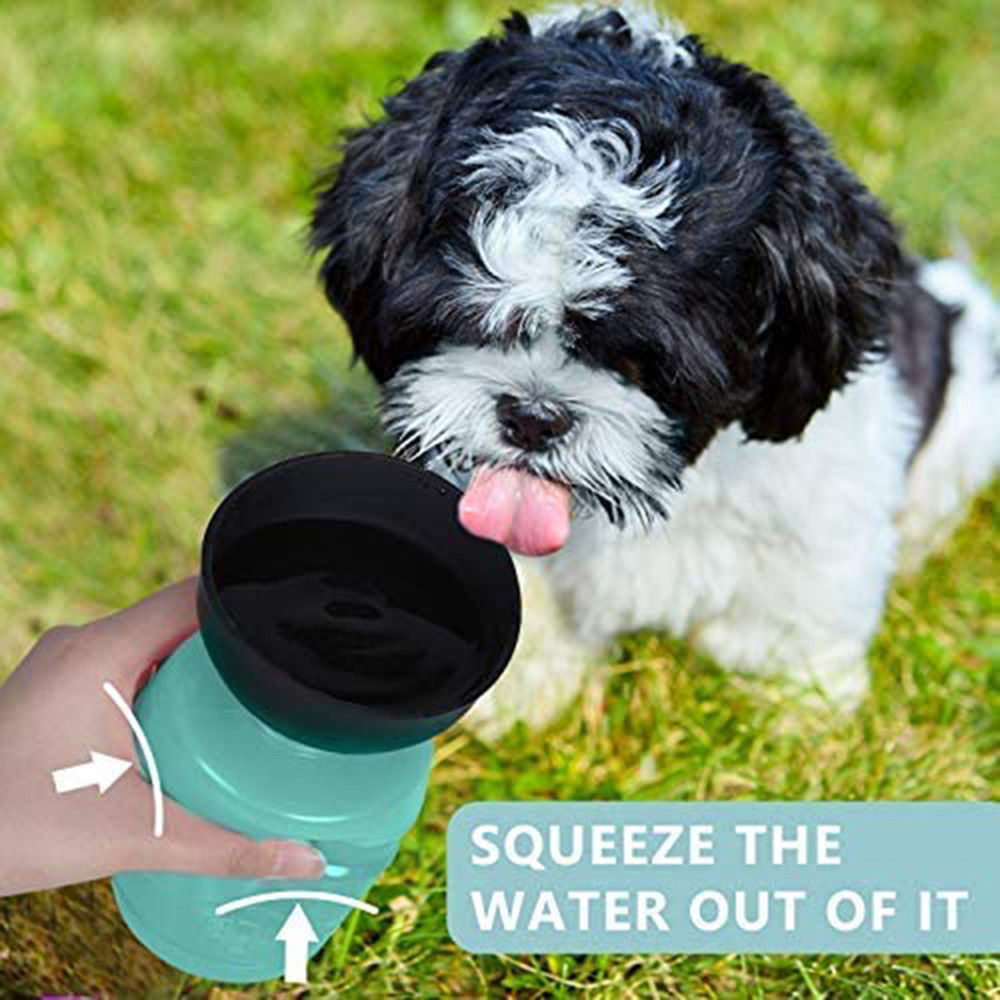 Portable Dog Water Bottle Foldable Pet Feeder Bowl Pet Water Bottle Outdoor Travel Drinking Dog Bowls Drink Bowl Dogs BPA Free