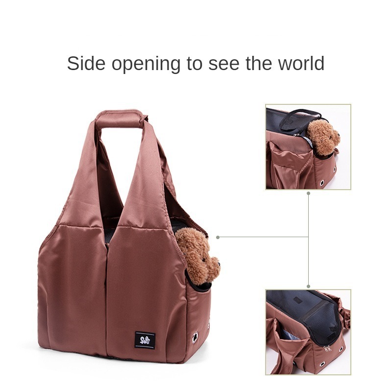 Portable Pet Carrier Bag Large Capacity Handbag Comfort Pet Shoulder Bag Sling Outdoor Travel Pet Designer Dog Cat Carrier Bag