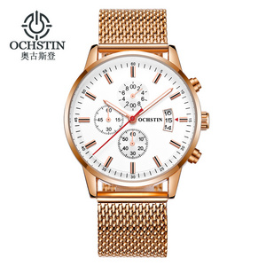 New Arrival Ochstin Brand Watches 6084B Hot Sell Quartz Business Trending Wristwatch 6 Hands Luxury Stainless Steel Watch