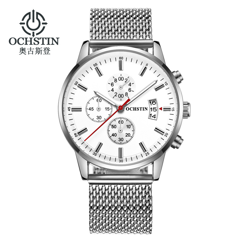 New Arrival Ochstin Brand Watches 6084B Hot Sell Quartz Business Trending Wristwatch 6 Hands Luxury Stainless Steel Watch