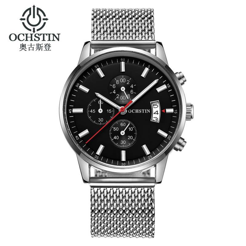 New Arrival Ochstin Brand Watches 6084B Hot Sell Quartz Business Trending Wristwatch 6 Hands Luxury Stainless Steel Watch