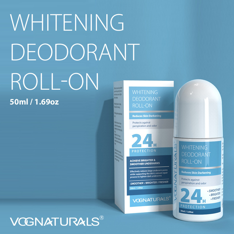 Private Label Body Whitening Deodorant Roll-On Eliminates Underarm Odor Wetness Protection Roll-On Antiperspirant Deodorant