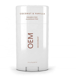 OEM Natural Coconut & Vanilla Deodorant Stick Suitable For Any Skin Type, Vegan