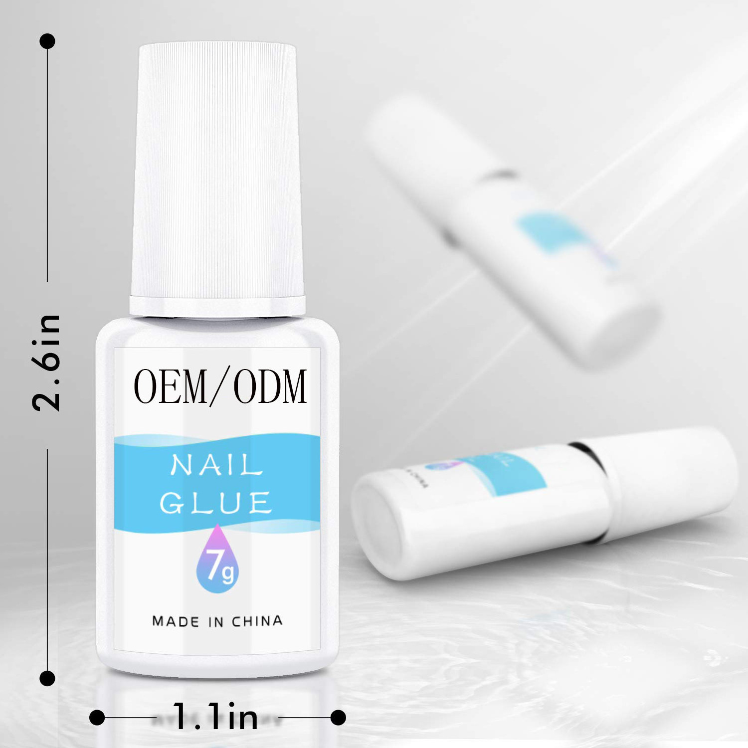 Private Label Acrylic Nail Glue For False Nails Super Strong Brush Nail Glue