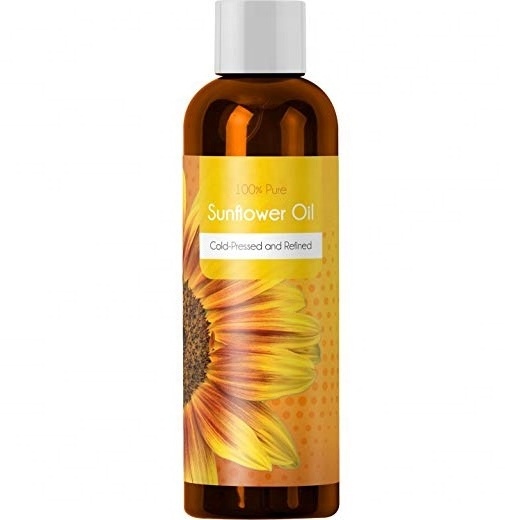 OEM Natural Sunflower Seed Essential Oil Skin Care and  Hair Conditioner Sun Flower Massage Oils