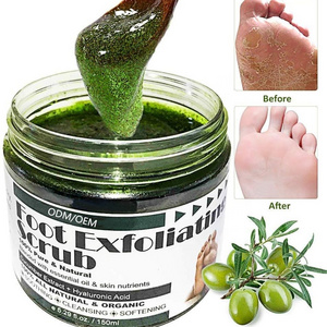 Private Label Foot Exfoliating Scrub Cucumber Moisturizing Hydrating Soothing Foot Scrub For Rough Dead Dry,Soften Cracked Skin