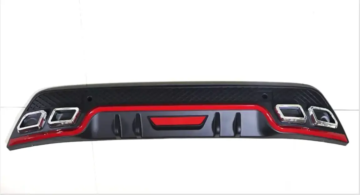 CAR EXTERIOR ACCESSORIES ABS PLASTIC CAR REAR BUMPER LIP REAR DIFFUSER FOR hyundai kona accessories