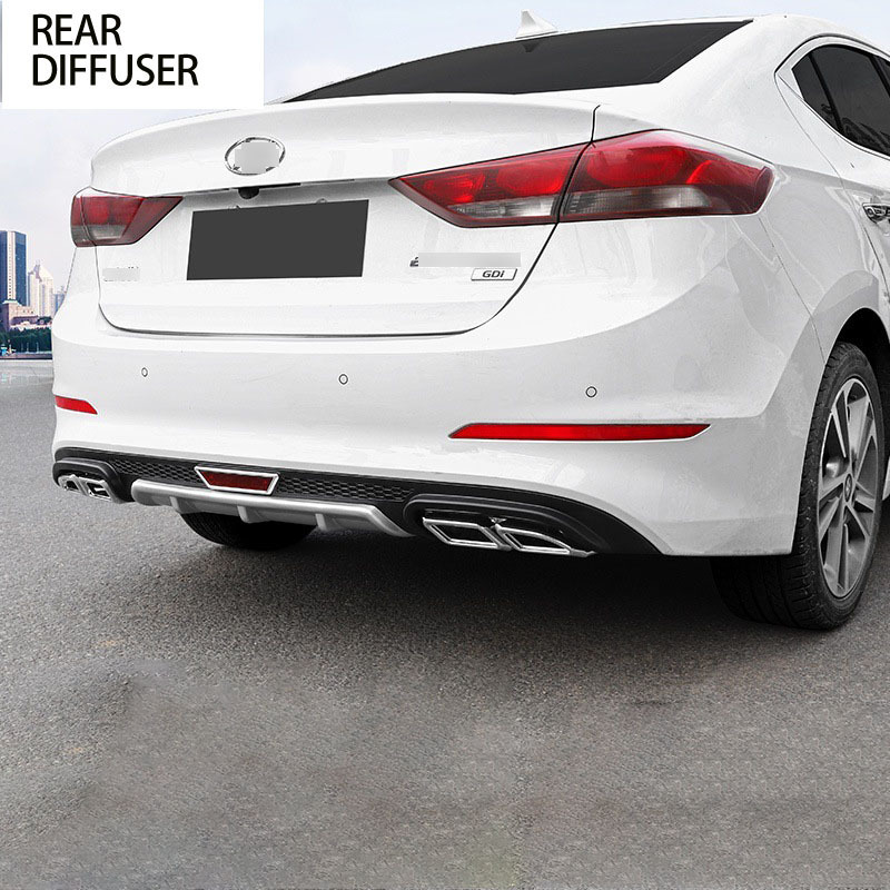 Other car accessories exterior body kits rear diffuser Spoiler for Hyundai Elantra