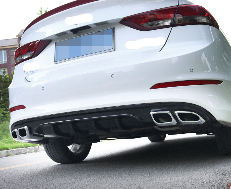 Other car accessories exterior body kits rear diffuser Spoiler for Hyundai Elantra