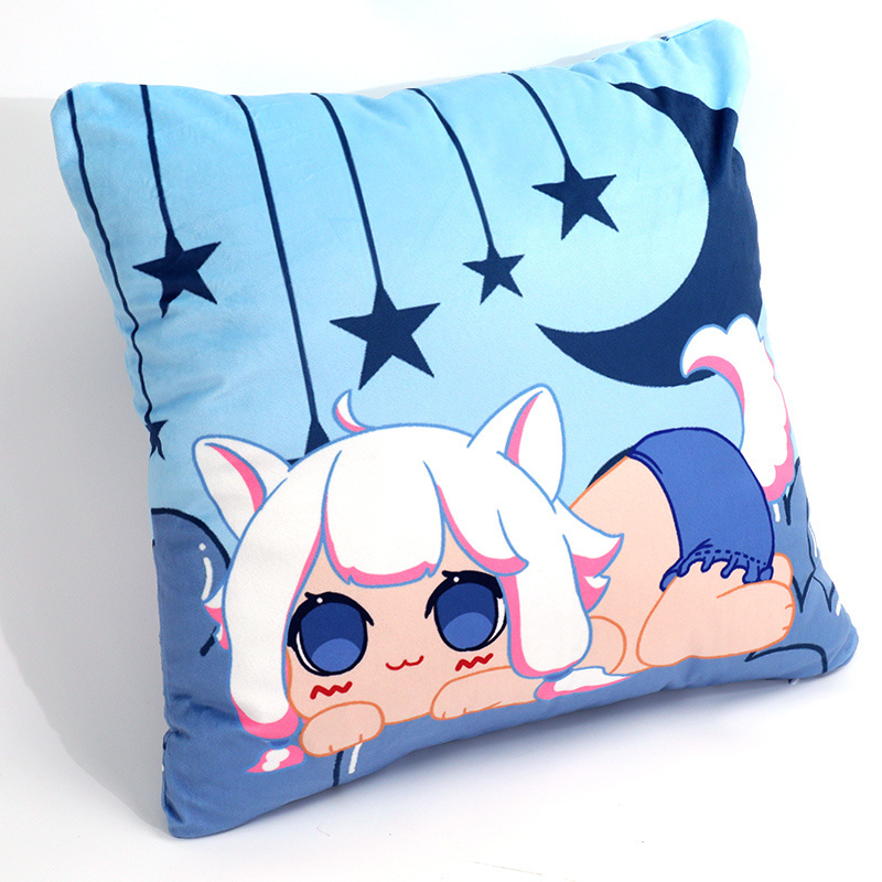 Vograce Decorative & Throw Pillows Manufacturer Case Anime Printed Pillow Throw Cushion Double-Sided Printed Pillow Cover