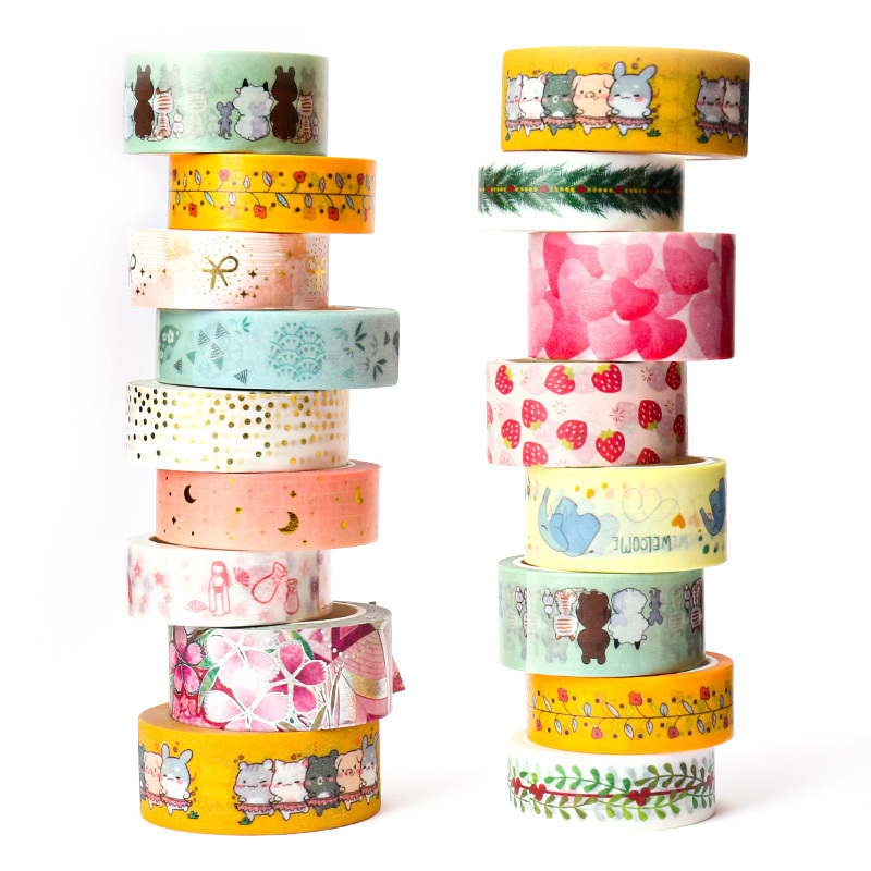 Vograce Custom Washi Tape Printing Waterproof Girl Japanese Cartoon Anime Decoration Washi Tape