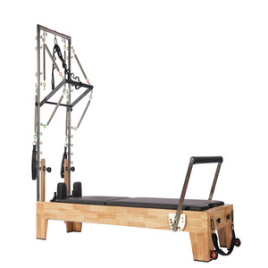 Most Popular Pilates Reformer oak wood Trapeze Cadillac Table