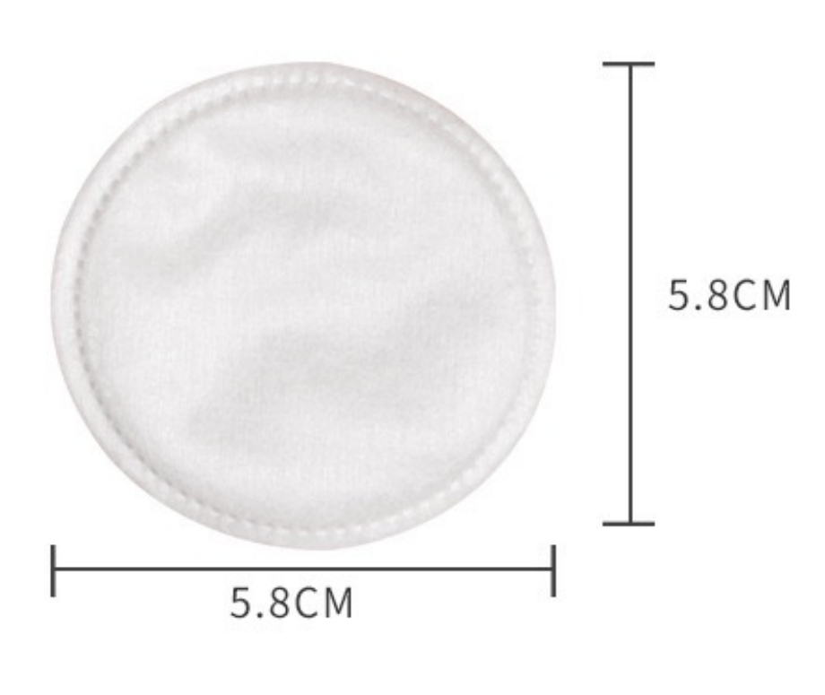 OEM Brand Customized Logo High Quality Thick 3 Layers Facial Makeup Remover Cotton Pads For Face