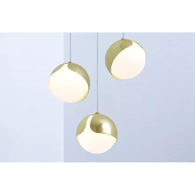 Metal LED pendant Lighting Interior Hanging Lights Modern Pendant Lamp Glass Ball Living Room Fixtures