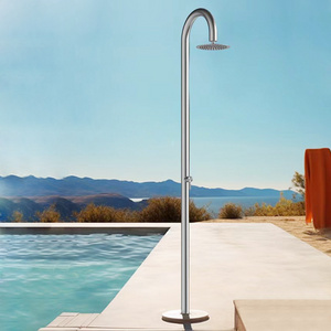 Vaguel Economic Stainless Steel Beach Shower Column Outdoor Shower for Swimming Pool and Garden