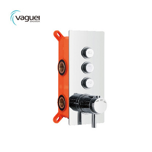 Vaguel 4 way function shower diverter valve concealed bath shower mixer