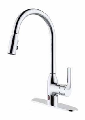 Vaguel Contemporary Stainless Steel Pull Out Touchless Smart Sensor Faucet Kitchen