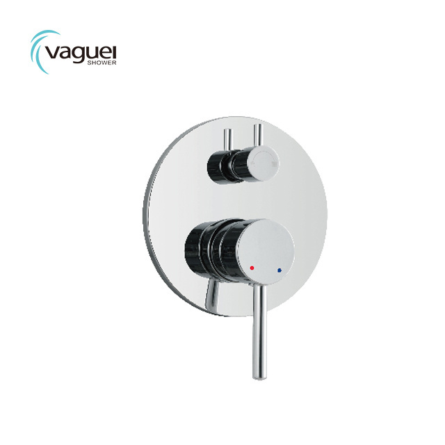 Vaguel 4 way function shower diverter valve concealed bath shower mixer