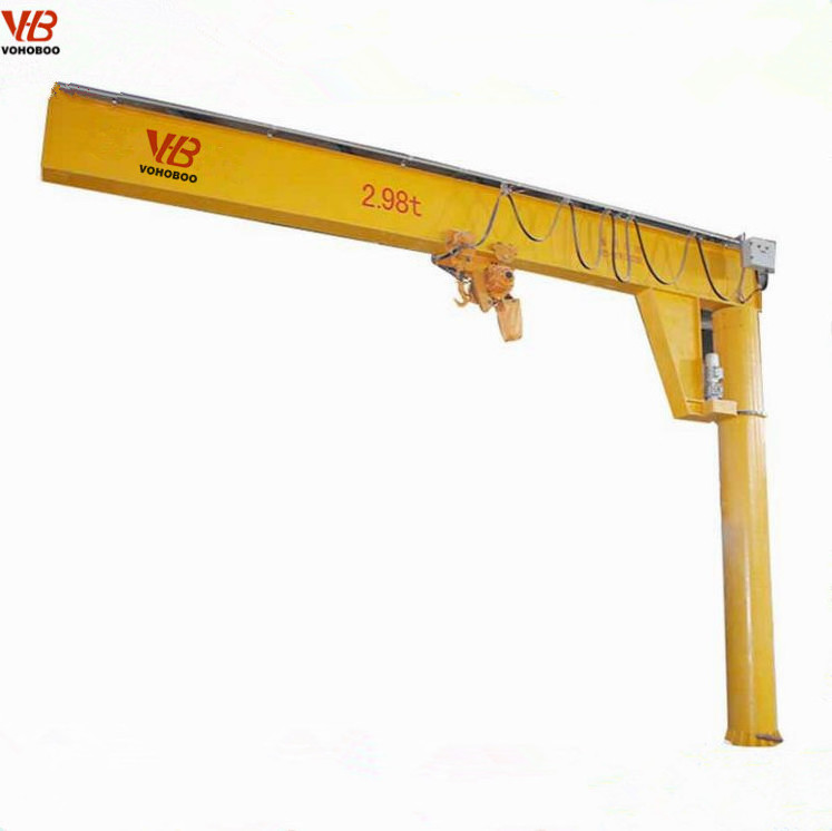 Swing Arm Hoisting 1Ton 2Ton 3Ton Column JIB Crane 360 Degree