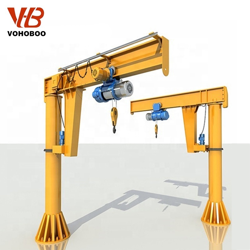 Swing Arm Hoisting 1Ton 2Ton 3Ton Column JIB Crane 360 Degree