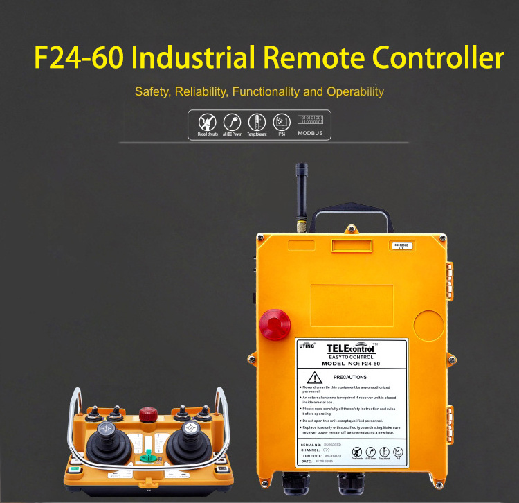 New Arrival F24-60 Hydraulic Joystick Radio Remote Control for Overhead Crane