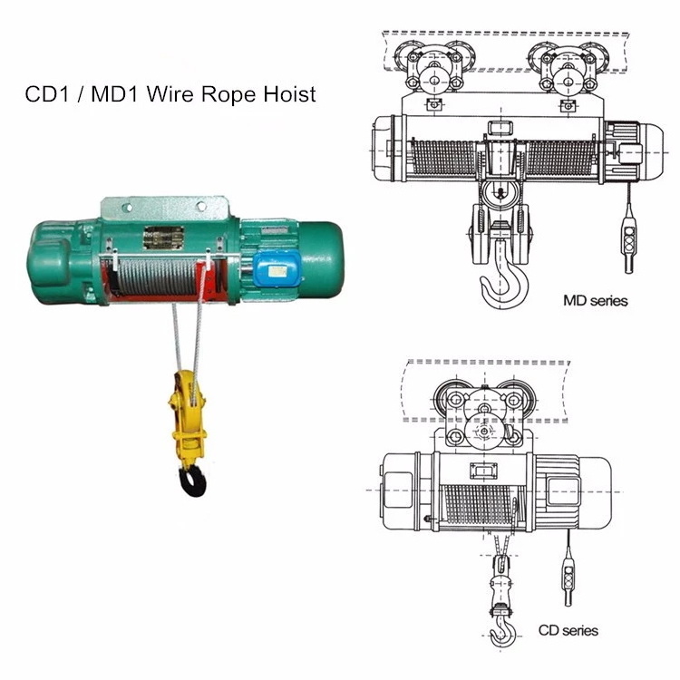 CE certificated crane used  lifting electric wire rope hoist 1ton 2 ton 3 ton  5 ton 10ton  winch for work shop