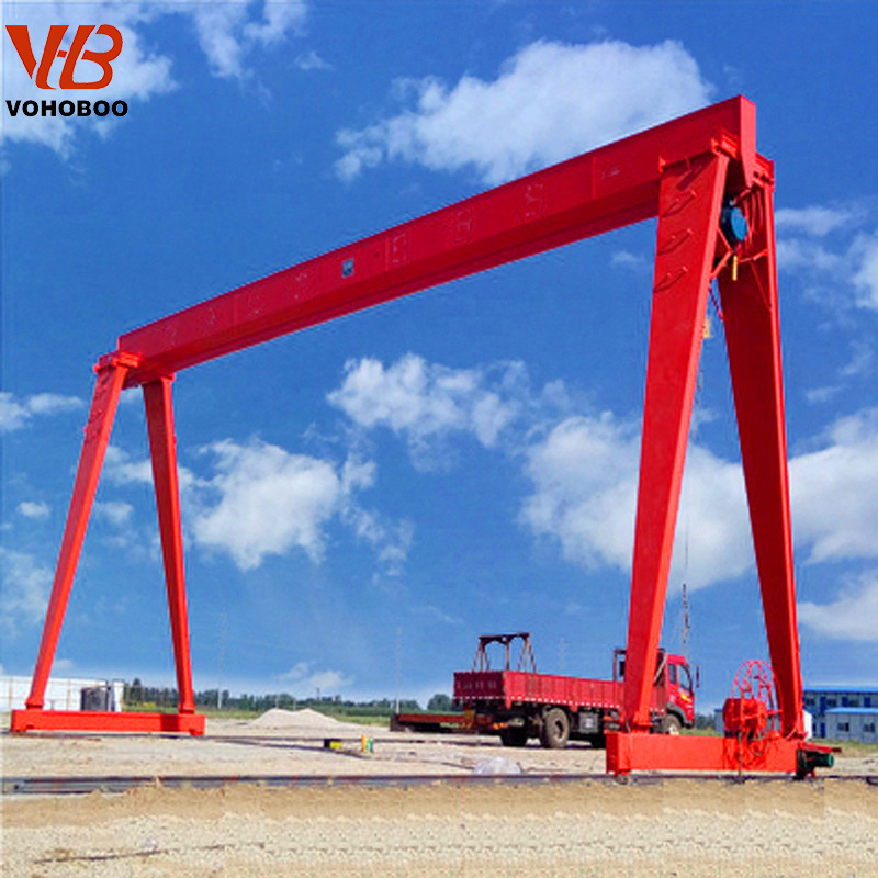 Rail Type Single Double Beam Gantry Crane from 1 ton to 20 ton Capacity Hot Sale