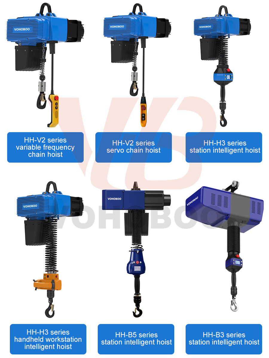 China Supplier HH-V2 Artificial Compact Lifting Electric Chain Hoist Variable Frequency Chain Hoist