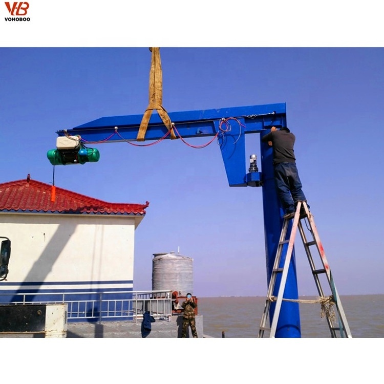 5 Ton 10Ton Industrial Use Jib Crane Price Drawing Design With Derricking Jibs