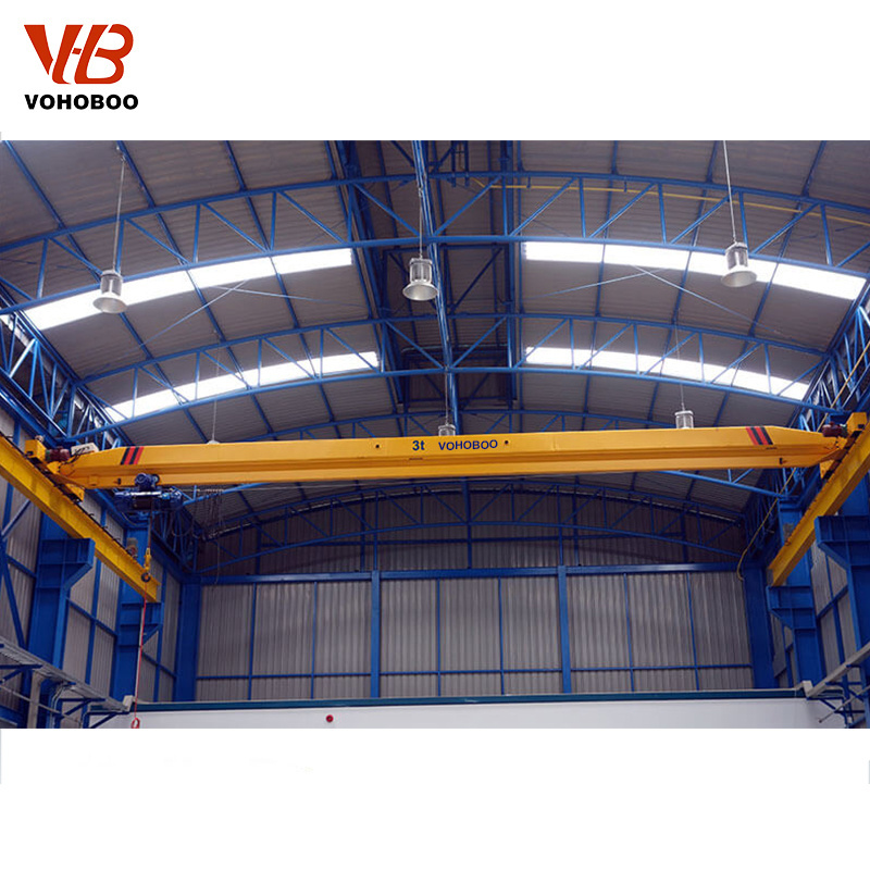 Customized professional 2 ton 5 ton European overhead crane with hoist for workshop