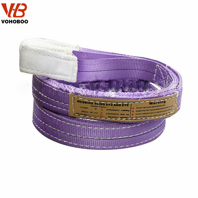 Heavy duty soft polyester lifting round slings Endless slings Customized Round 10 Ton Web Sling belt