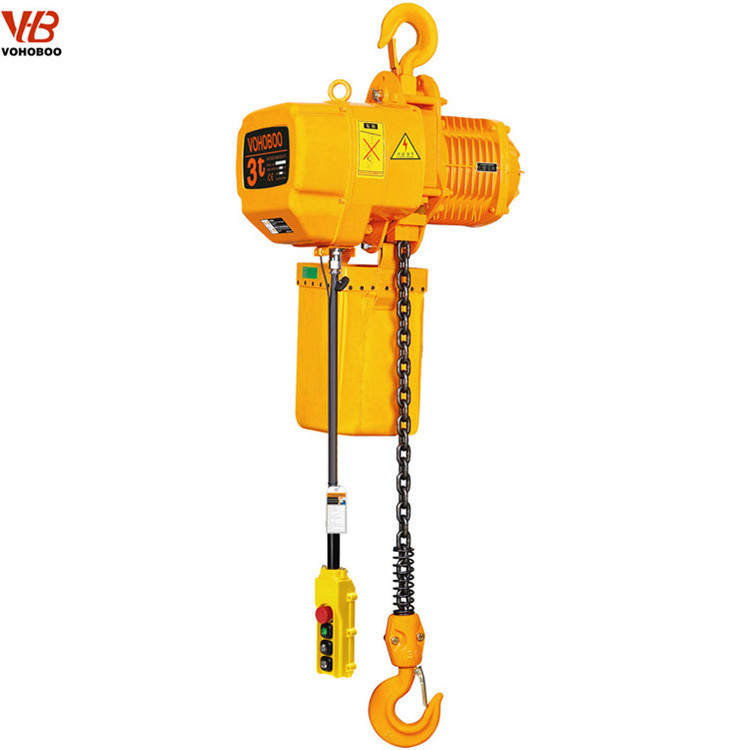 3 Ton Electric Chain Hoist with Electromagnetic Brake Motor