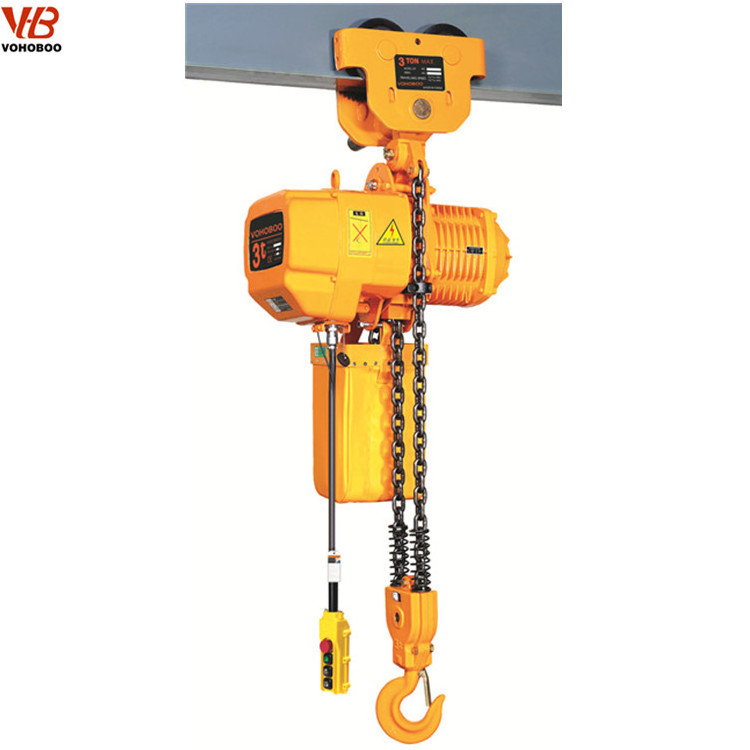 3 Ton Electric Chain Hoist with Electromagnetic Brake Motor