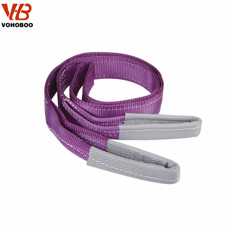 Heavy duty soft polyester lifting round slings Endless slings Customized Round 10 Ton Web Sling belt